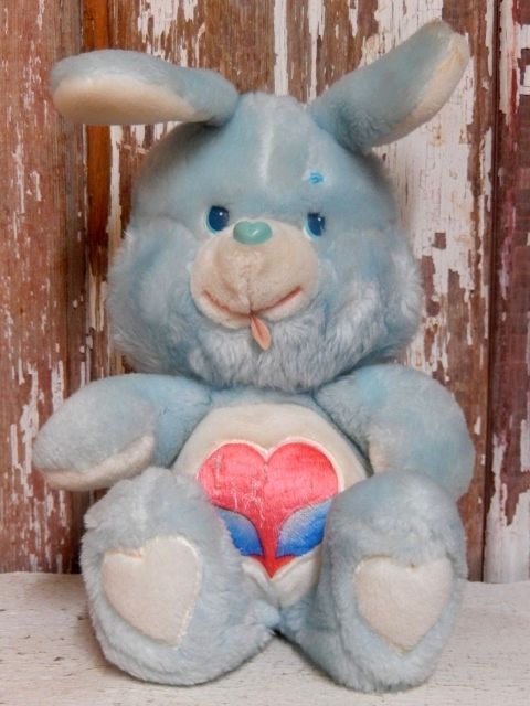 ct-151014-36 Care Bears / Kenner 80's Swift Heart Rabbit Plush Doll