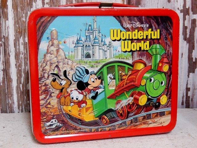 ct-151210-02 Walt Disney World / Aladdin 80's Metal Luncbox