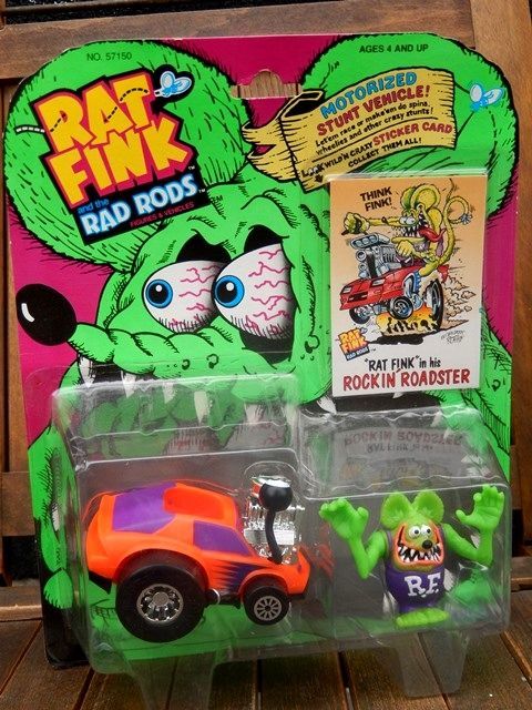 ct-171001-34 RAT FINK / Kenner 1990's RAD RODS 