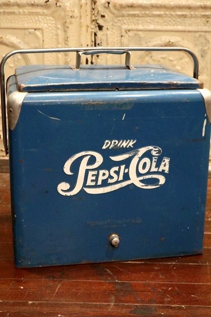 dp-200101-29 PEPSI / 1940's-1950's Cooler Box - Jack's Mart