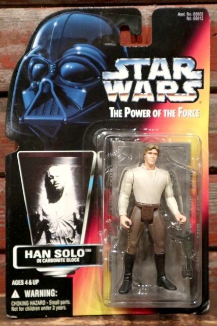 ct-211001-43 STAR WARS / POTF HAN SOLO IN CARBONITE BLOCK