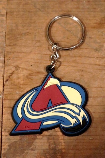 画像1: ct-221001-33 Colorado Avalanche / 1990's Rubber Keyring