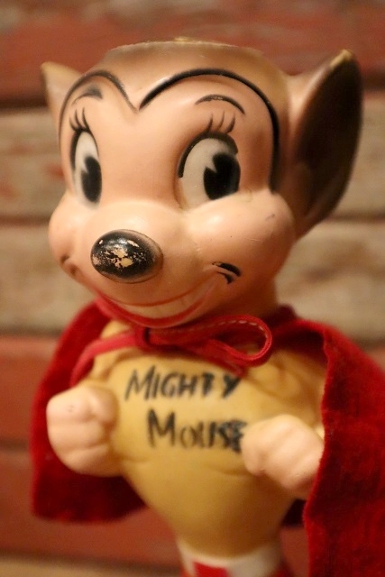 ct-230301-60 Mighty Mouse / 1950's-1960's Rubber Doll - Jack's Mart