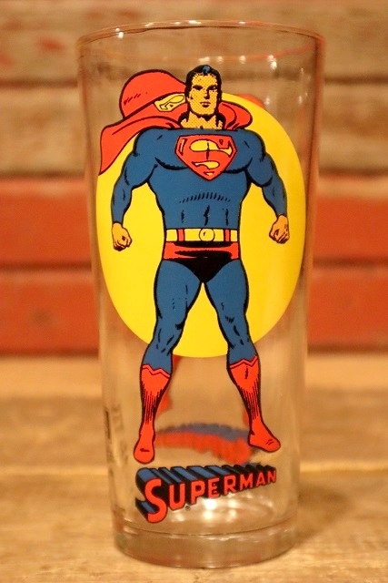 gs-230301-01 SUPERMAN / PEPSI 1976 Collector Series Glass - Jack's