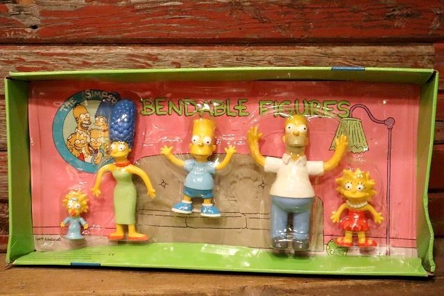 the simpsons bendable figures