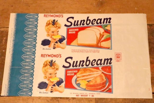 dp-231001-24 Sunbeam / 1940's Bread Wrapper (A) - Jack's Mart