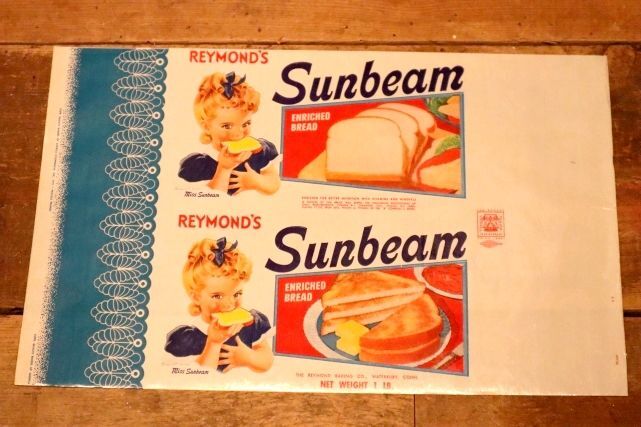 画像1: dp-231001-24 Sunbeam / 1940's Bread Wrapper (C)