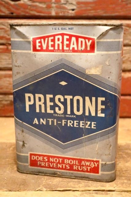 画像1: dp-240508-14 EVEREADY PRESTONE / 1930's ANTI-FREEZE ONE U.S.GALLON CAN