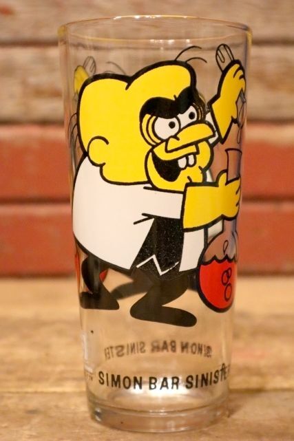 画像1: gs-240605-29 Simon Bar Sinister / PEPSI 1970's Collector Series Glass