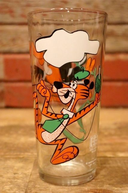 画像1: gs-240611-23 Cool Cat & Beaky Buzzard / PEPSI 1976 Collector Series Glass