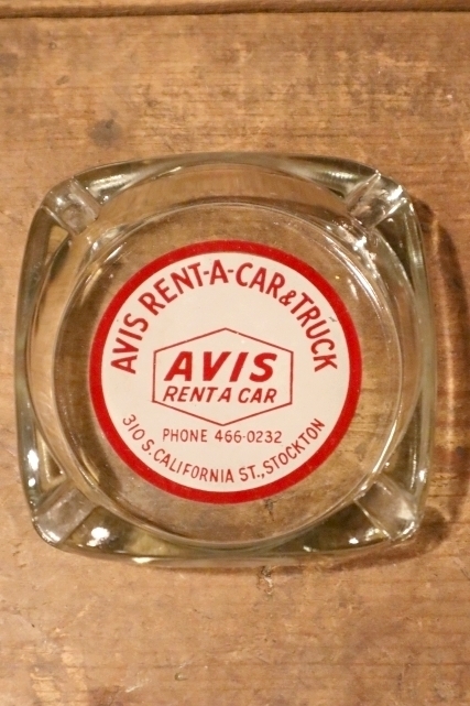 画像2: dp-240814-45 AVIS RENT-A-CAR & TRUCK / Vintage Glass Ashtray