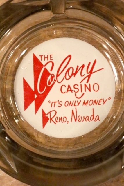 画像1: dp-240814-55 THE Colony CASINO / Vintage Glass Ashtray