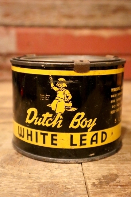 画像1: dp-240911-80 Dutch Boy / 1950's-1960's WHITE LEAD 5 LBS. Can