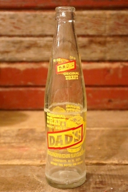 画像1: dk-031 DAD'S ROOT BEER / 1970's 10 FL. OZ. Bottle