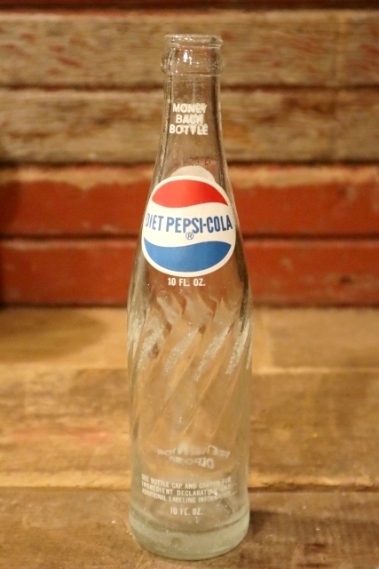 画像1: dk-037 DIET PEPSI-COLA / 1970's 10 FL. OZ. Bottle