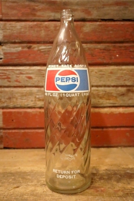 画像1: dk-074 PEPSI COLA / 1980's 48 FL.OZ. Bottle