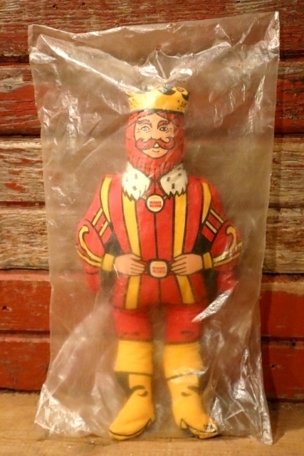 画像1: ct-241027-16 BURGER KING / The King 1970's Pillow Doll【MIB】