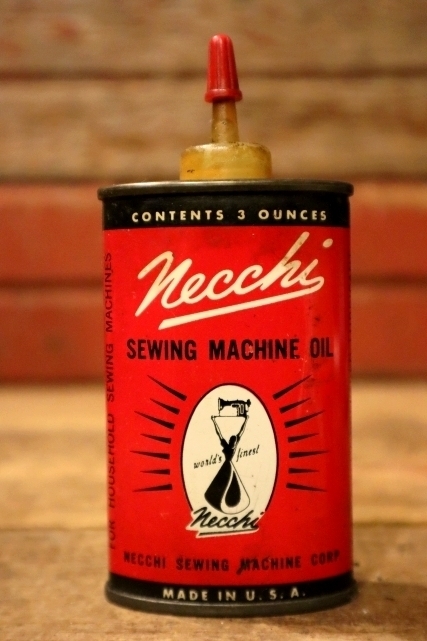 画像1: dp-241027-21 NECCHI SEWING MACHINE OIL HANDY CAN