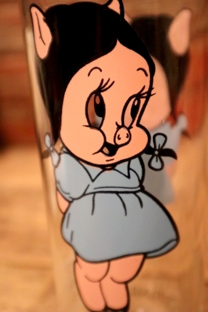 画像2: gs-241106-07 Petunia Pig / PEPSI 1973 Collector Series Glass