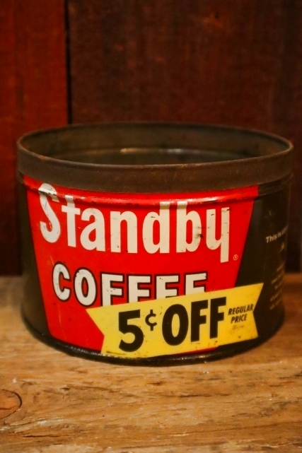 画像1: dp-250205-78 Standby COFFEE / 1950's Tin Can