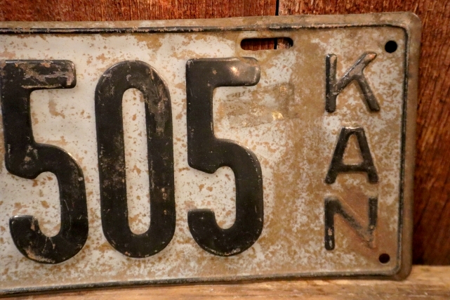 画像3: dp-250205-21 License Plate 1927 KANSAS "83-505"