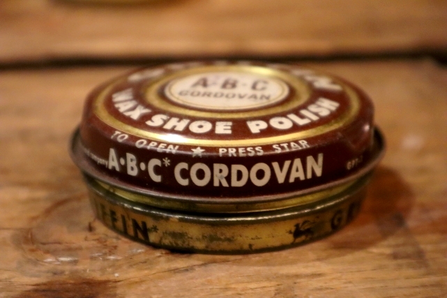 画像3: dp-250205-112 GRIFFIN A・B・C CORDOVAN WAX SHOE POLISH TIN CAN